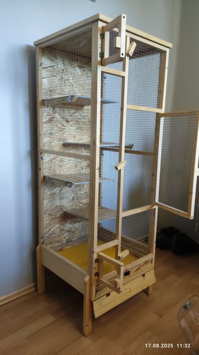 Duża klatka 145x50x50 cm – szynszyle, fretki, szczury + transporter GR