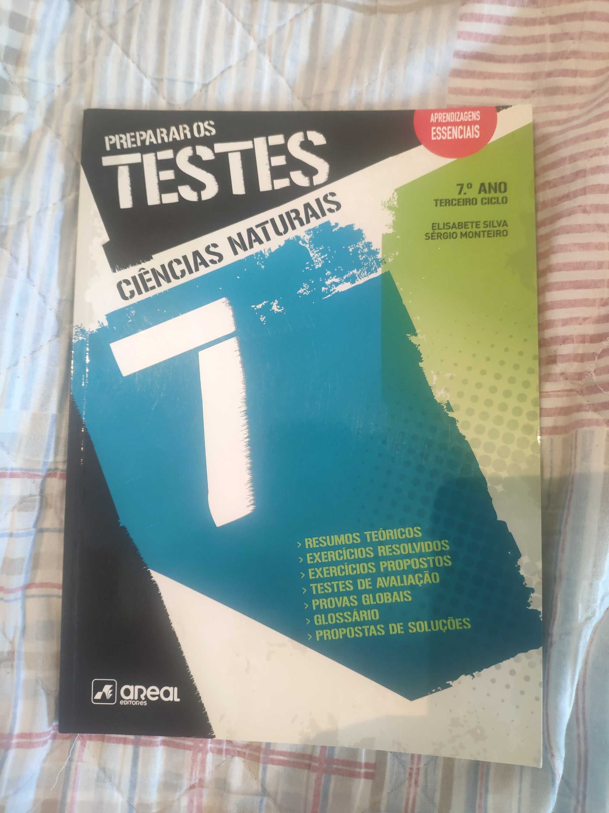 7⁰ Ano Ciências Naturais Preparar os Testes