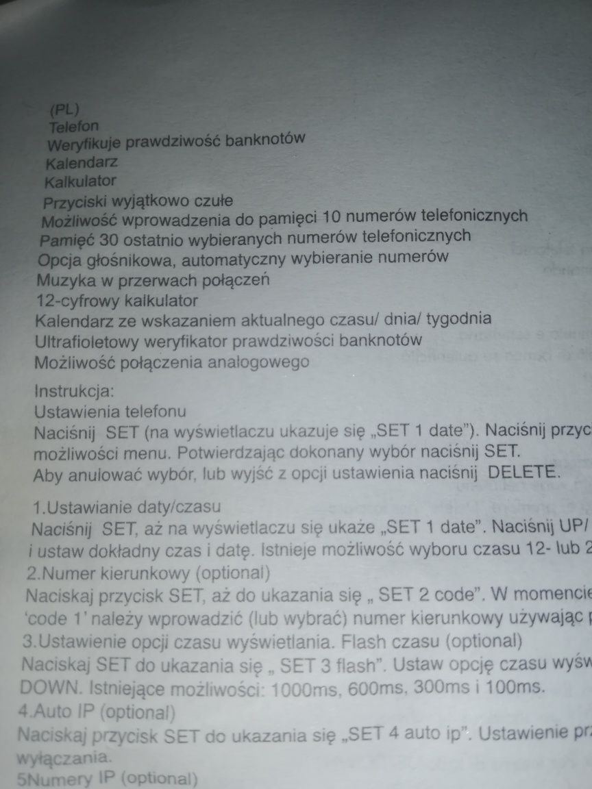 Telefon stacjonarny Nowy!