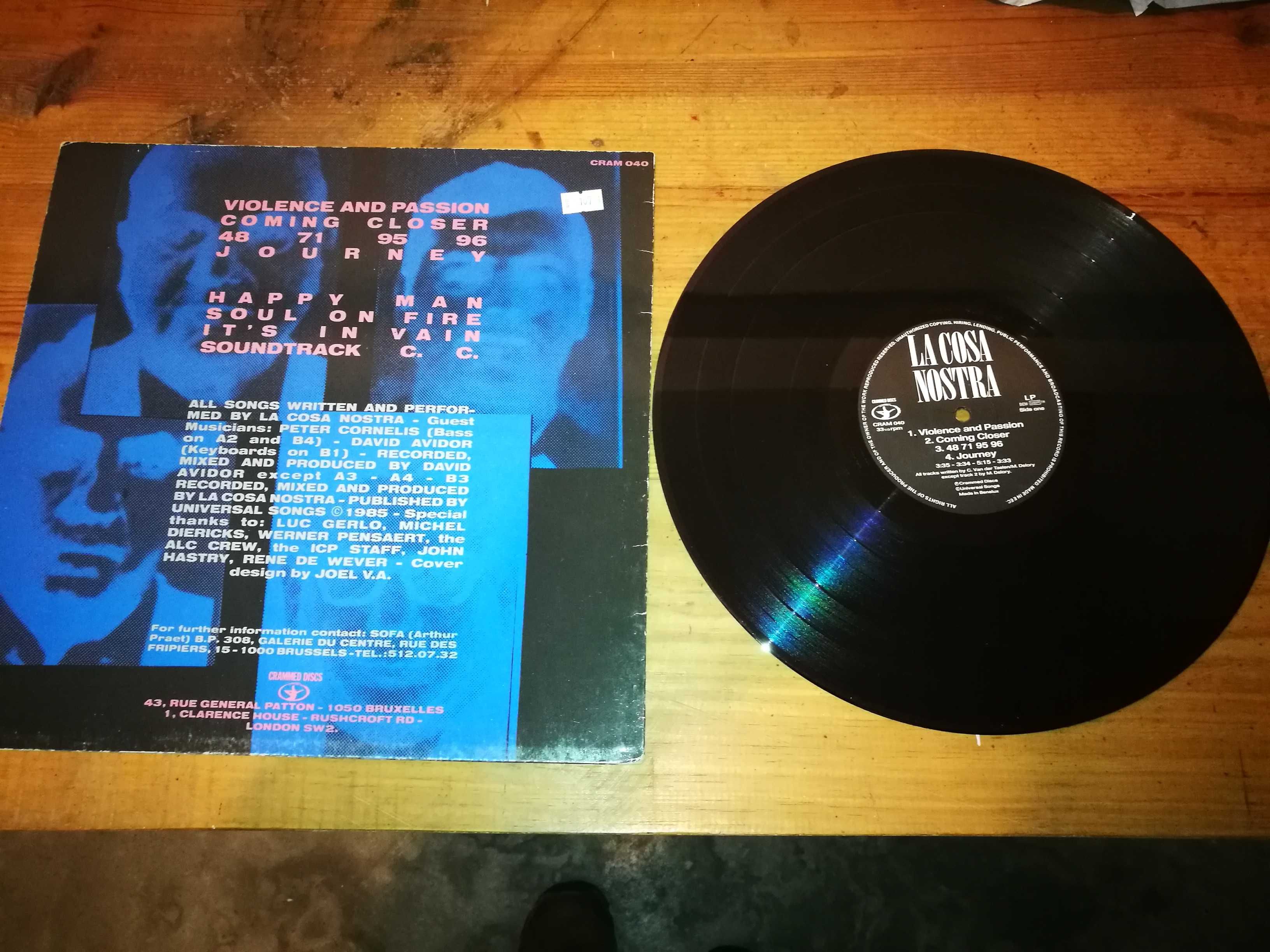 LA COSA NOSTRA (Alternativo) - La Cosa Nostra - Ed Belga 1985 LP