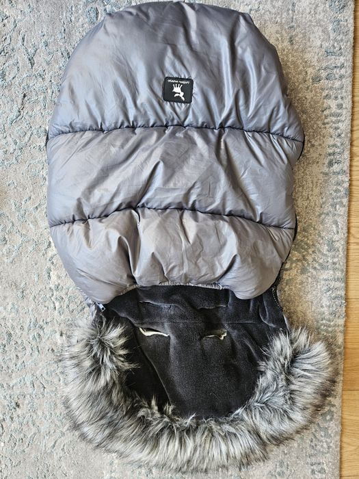Ocieplacz spiworek do wózka cotton moose stan bdb