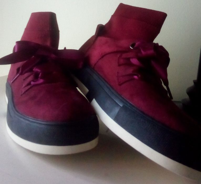 Ténis bota bordeaux