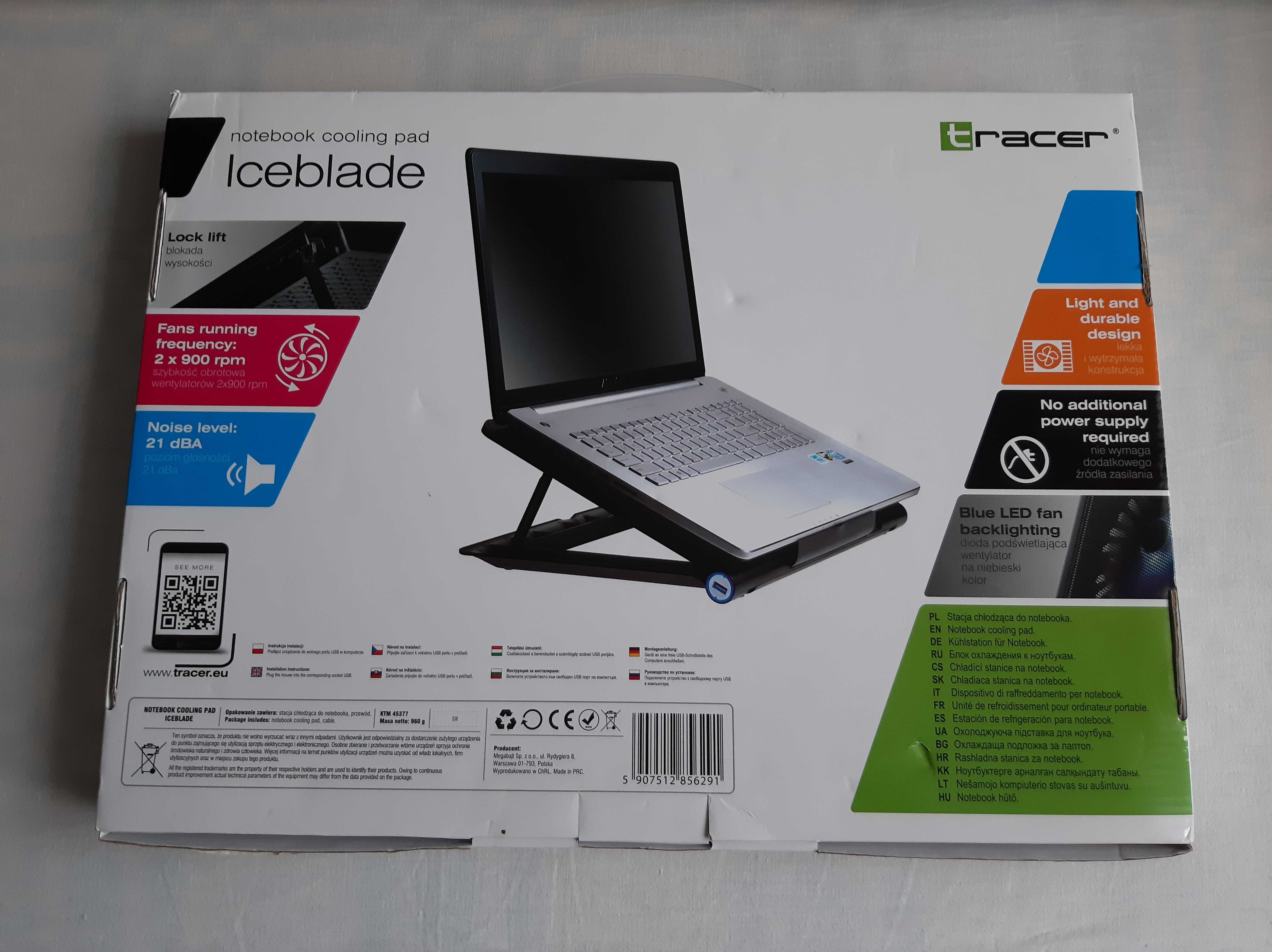 Podstawka chłodząca TRACER Iceblade (TRASTA45377) - NOWA