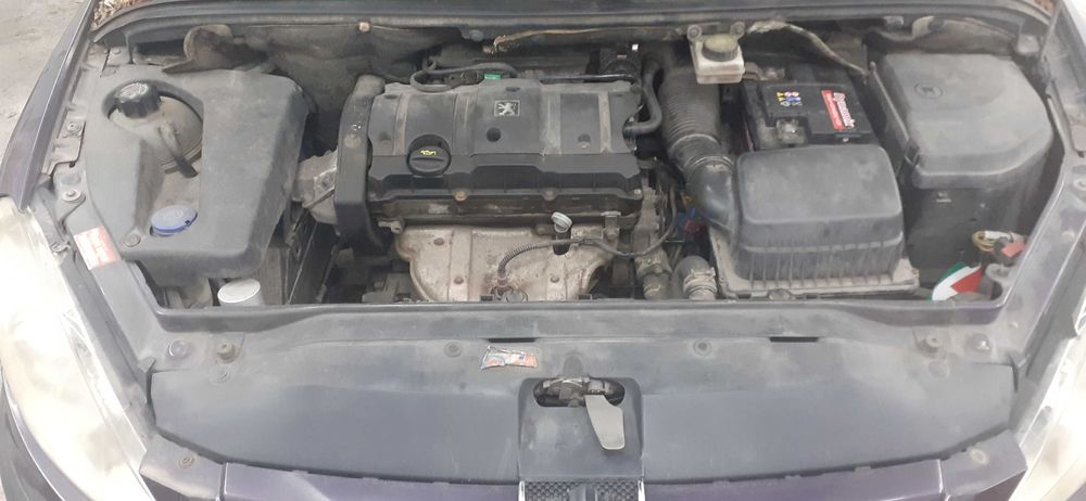 peugeot 307 1.6b zderzak skrzynia lampa tłumik części KKGC