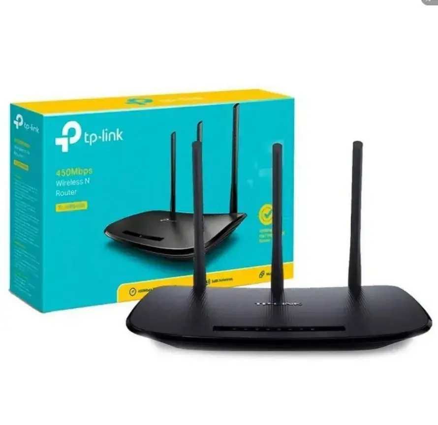 Wi-Fi роутер TP-Link WR940N, 450 Мбит/с, 100/450 Мбит/с, 2,4ГГц