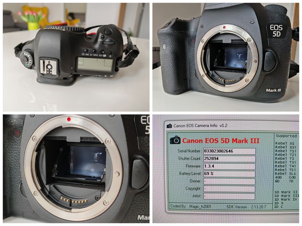 Canon 5d Mark III body komplet