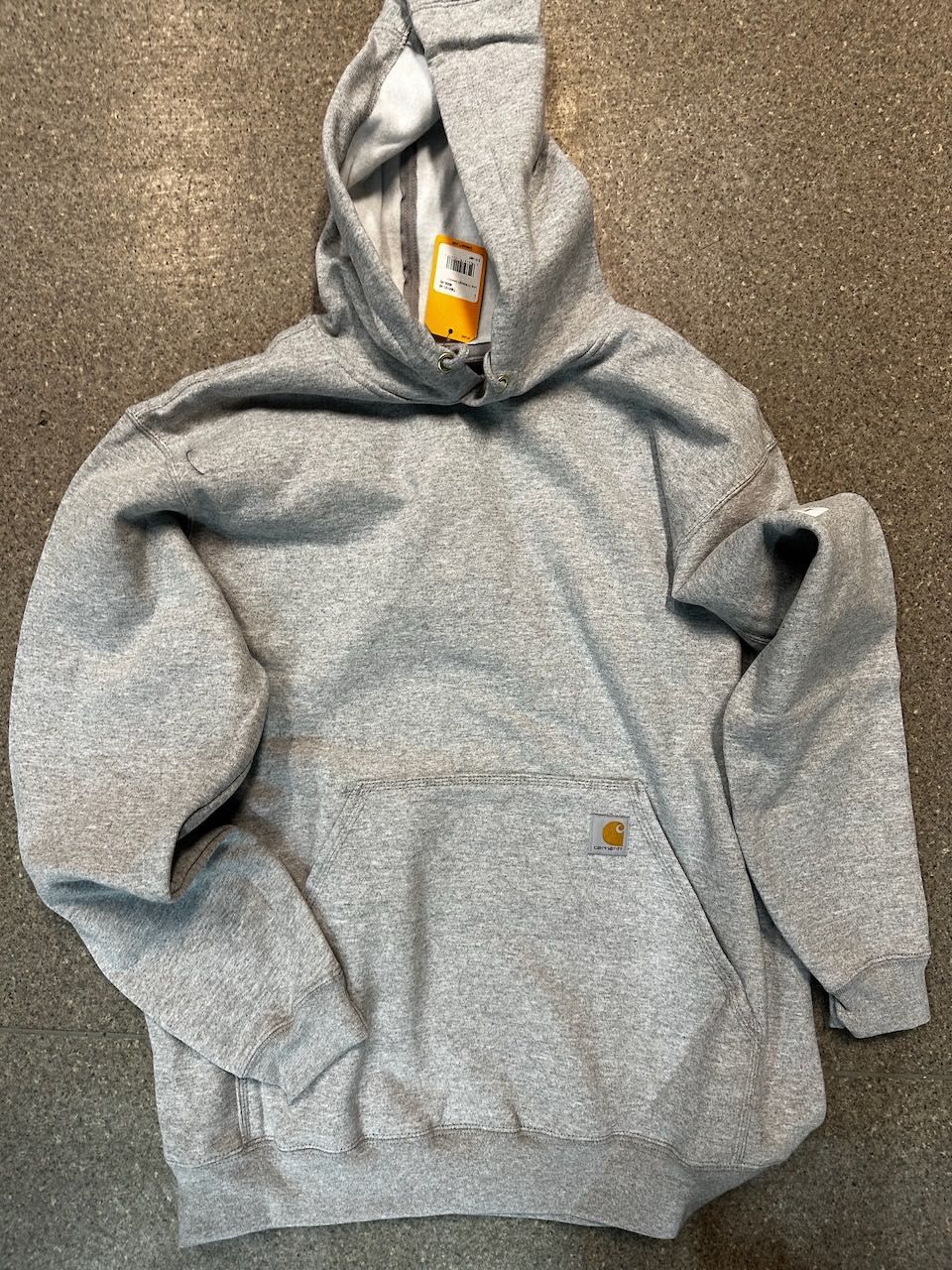 bluza carhartt L hoodie grey solidna hoodie