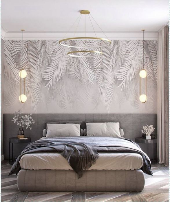 Tapeta fototapeta liście palmy zwisajace 320x256