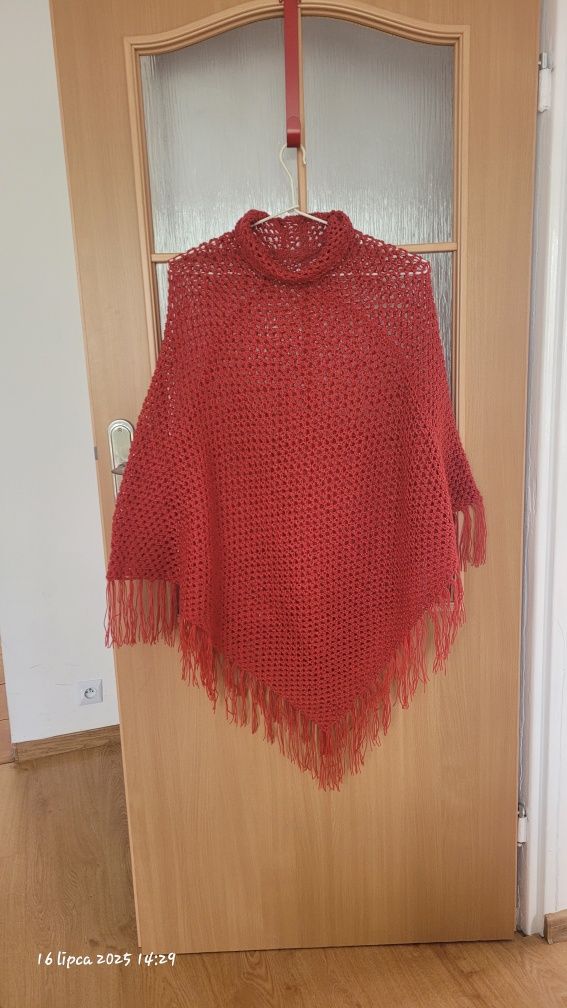 Ponczo rękodzieło