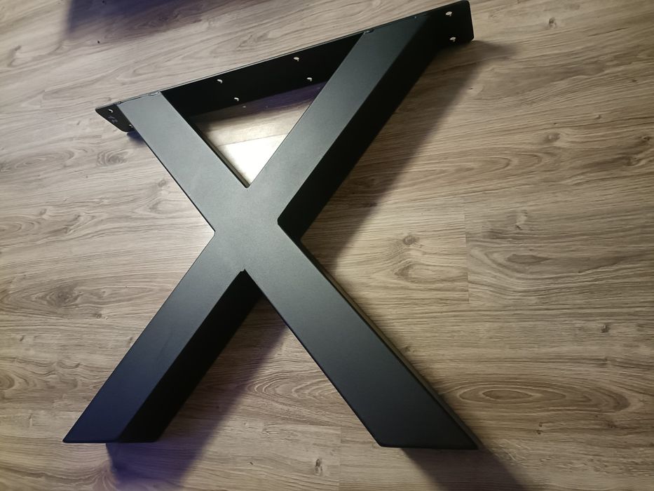 Nogi do stołu x profil 10x10cm h=73cm loft