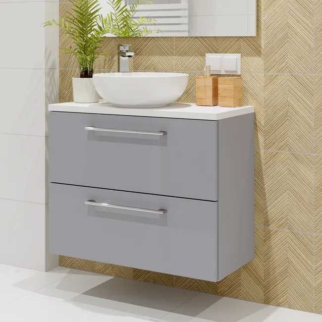 Umywalka ceramiczna nablatowa Essential Round 38 Sensea