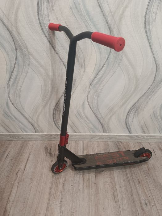 Самокат трюковий, пеги, алюмінієвий диск, Best Scooter, бу