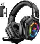 Słuchawki gamingowe bezprzewodowe Bluetooth OZEINO RGB PS4 PS5 PC