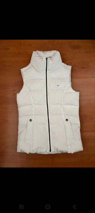 Bezrękawnik damski Tommy hilfiger  biały