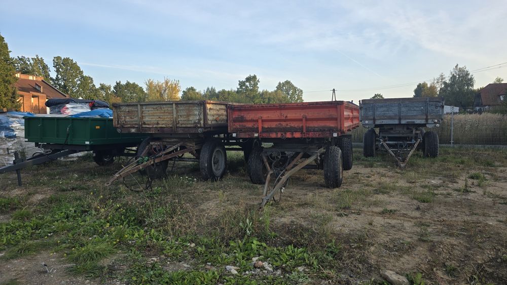 Przyczepa wywrotka D 732 zarejestrowana f.vat transport d55,   6,8 ton