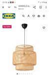 Lampa ikea wisząca bambusowa / ikea