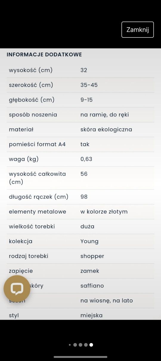 Wittchen torebka Shopperka