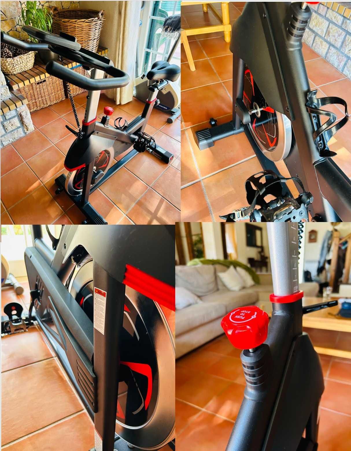MERACH S38B2 Bicicleta ergo, magnética com LCD - Nova apenas testada