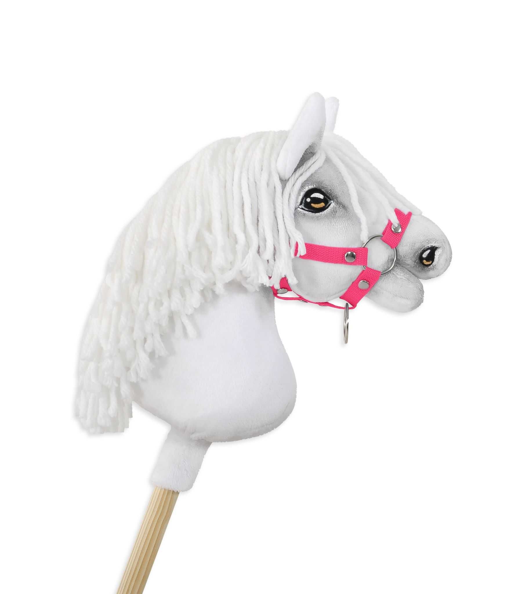 Kantar dla konia Hobby Horse A4 zapinany mały - ciemny różowy!
