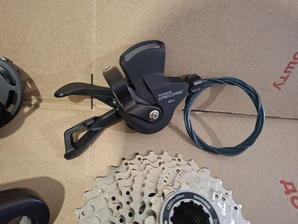 ВЕЛОсипедный групсет Shimano DEORE 1×10 скоростей.