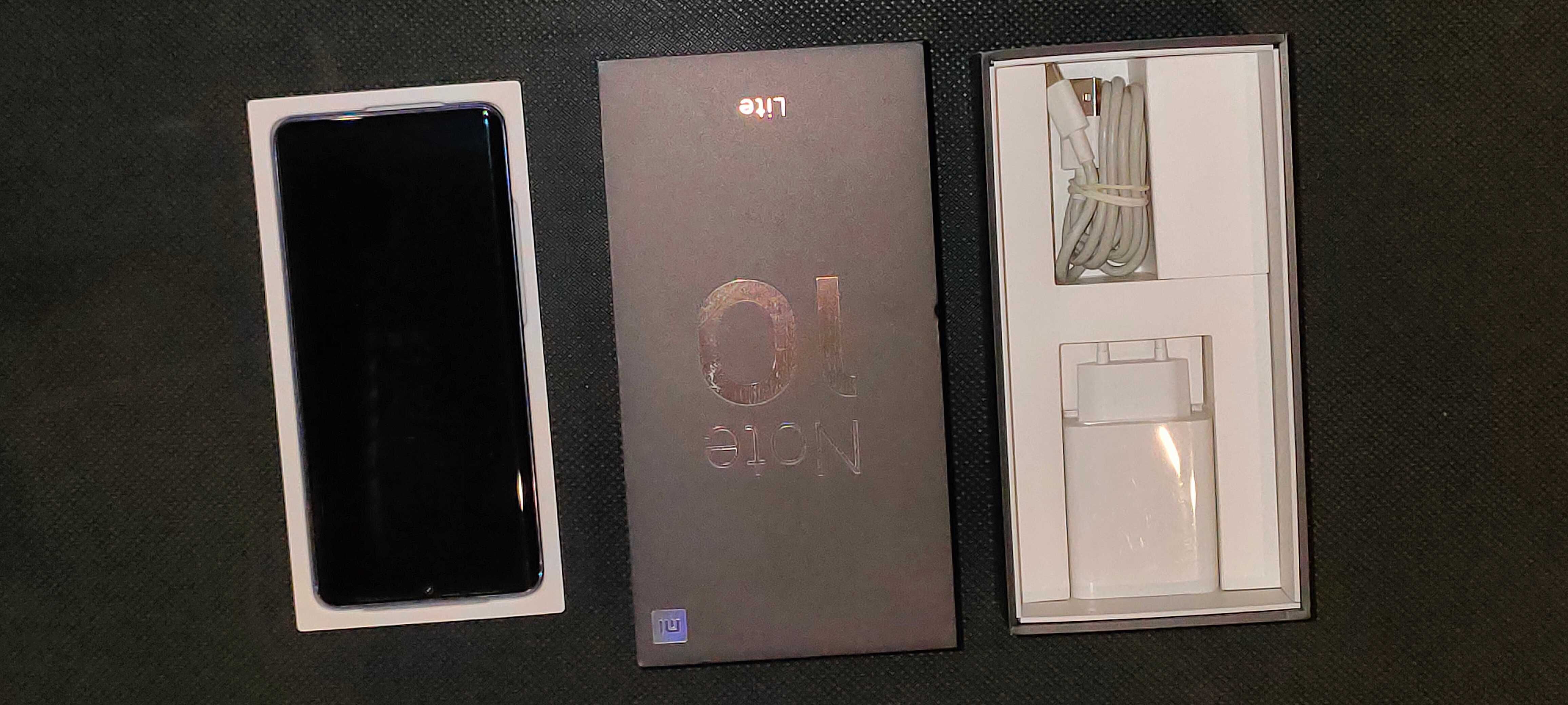 Xiaomi Mi Note 10 Lite 2020 rok stan idealny, fioletowy