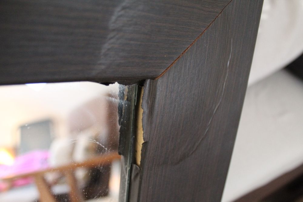 Duże lustro wenge largo brw