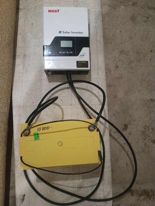 Продам гібридний інвектор з АКБ 100 ампер  гелевий