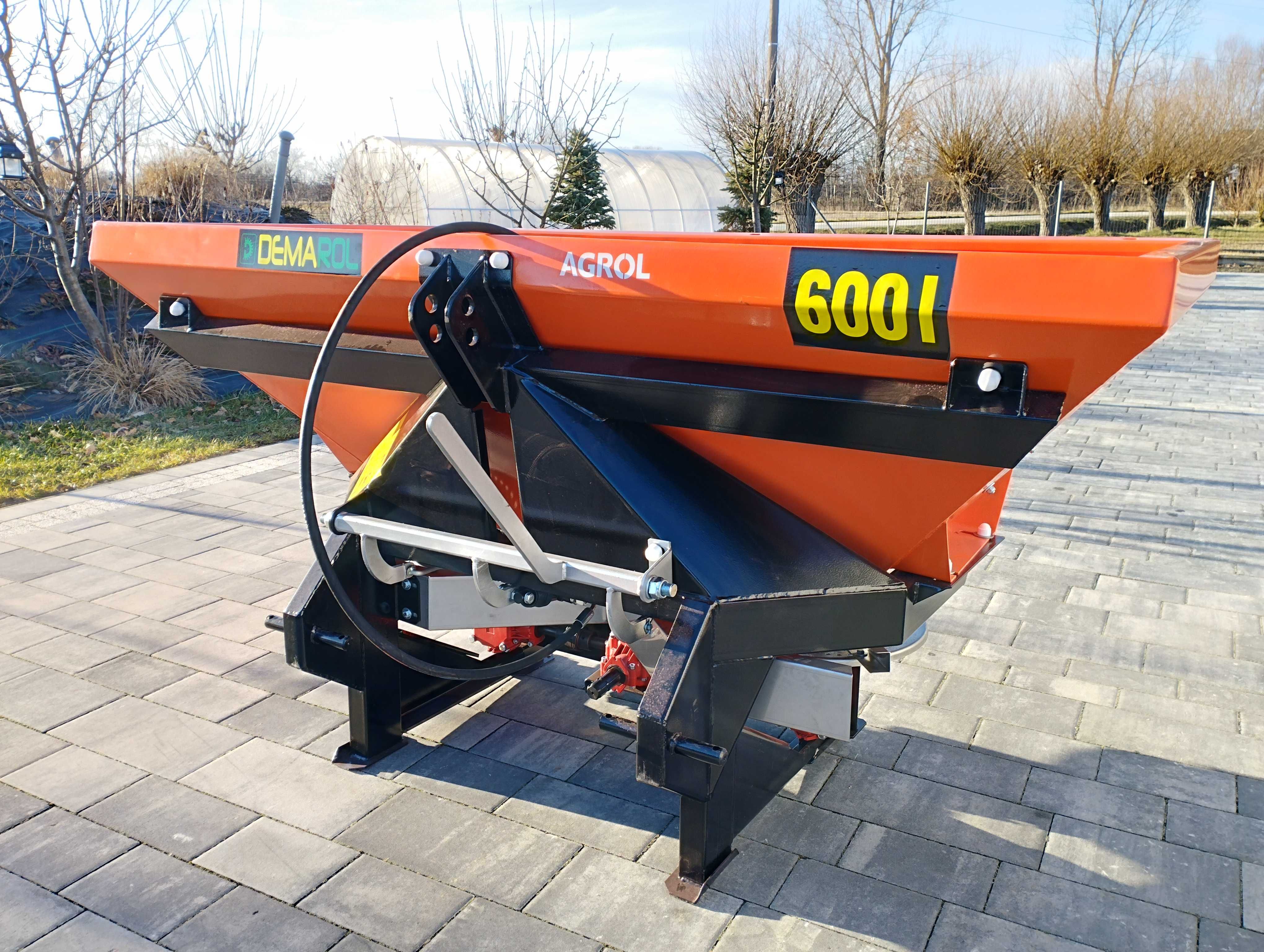 Rozsiewacz do Nawozu Dwutalerzowy NOWY Hydrauliczny+Plandeka Wysyłka