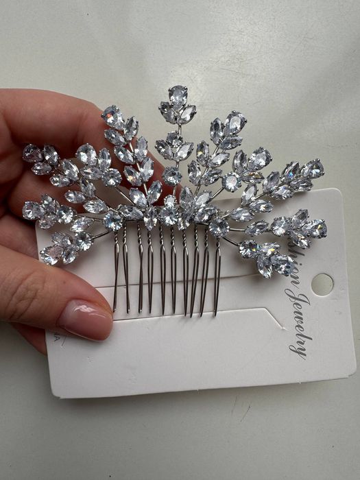 Весільний гребінець (новий). Прикраса для волосся
