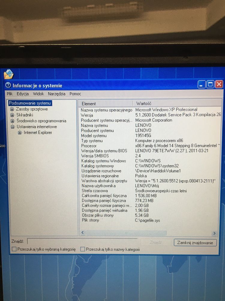 Laptop IBM T60 ThinkPad