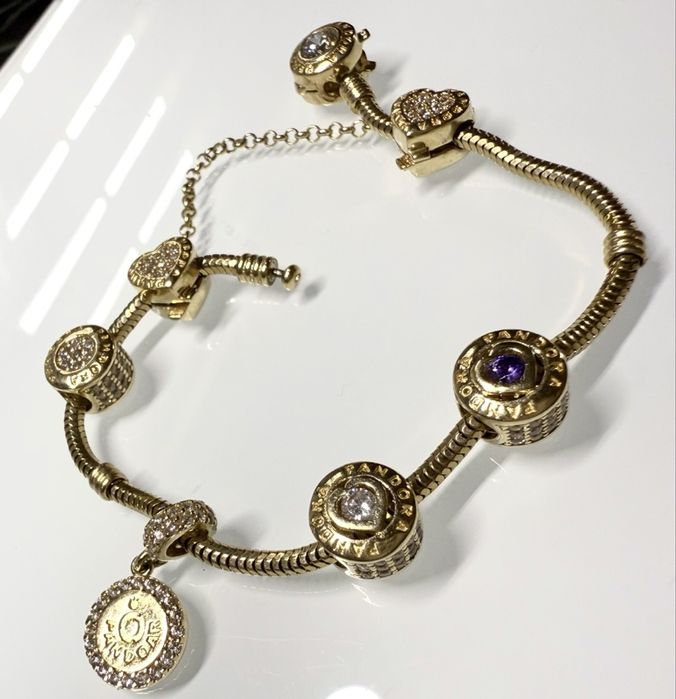 Złoty Charms wiszący próba złota 585 14 K