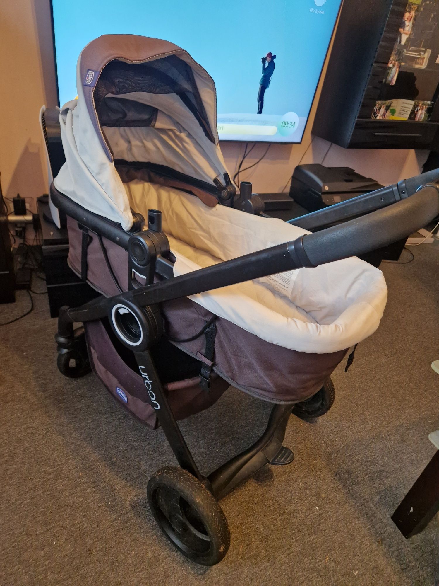 Wózek Chicco Urban 3w1 plus łóżeczko turystyczne