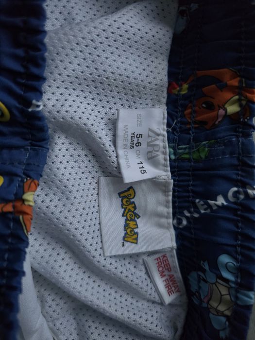 Kąpielówki spodenki chłopięce Pokemon ZARA 115 cm 5-6 lat