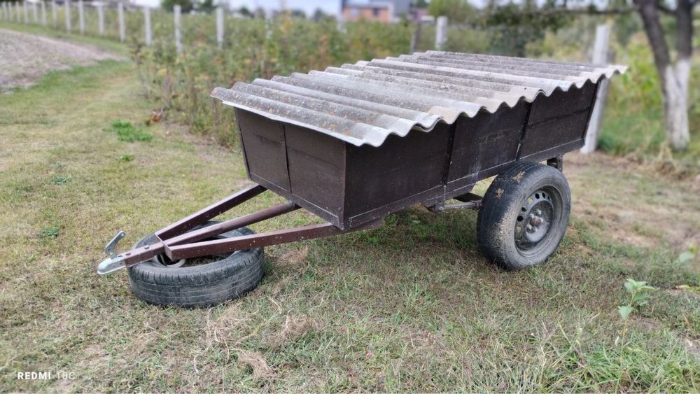 Причіп на міні трактор / прицеп