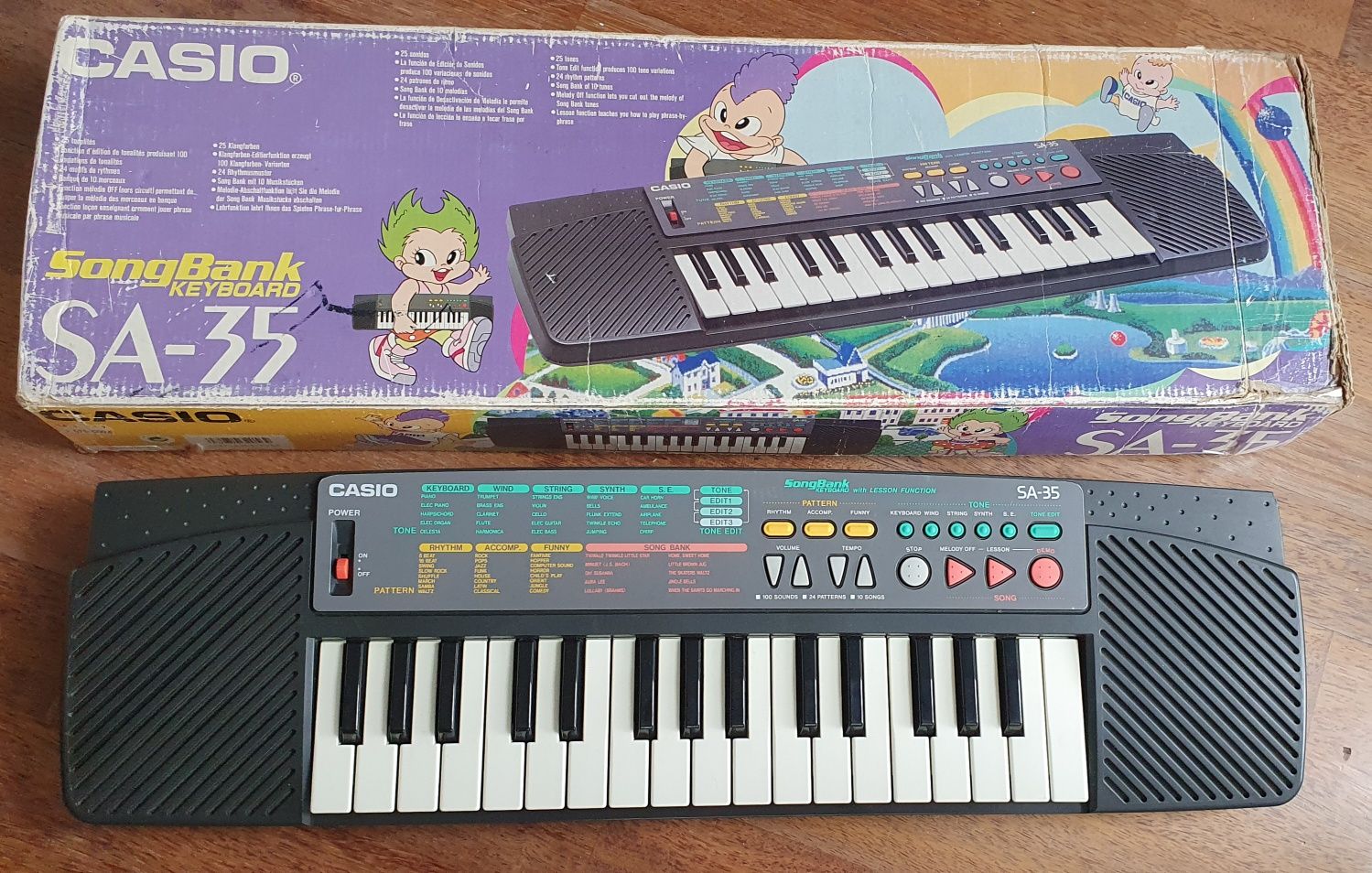 Keyboard CASIO SA-35 1988r.