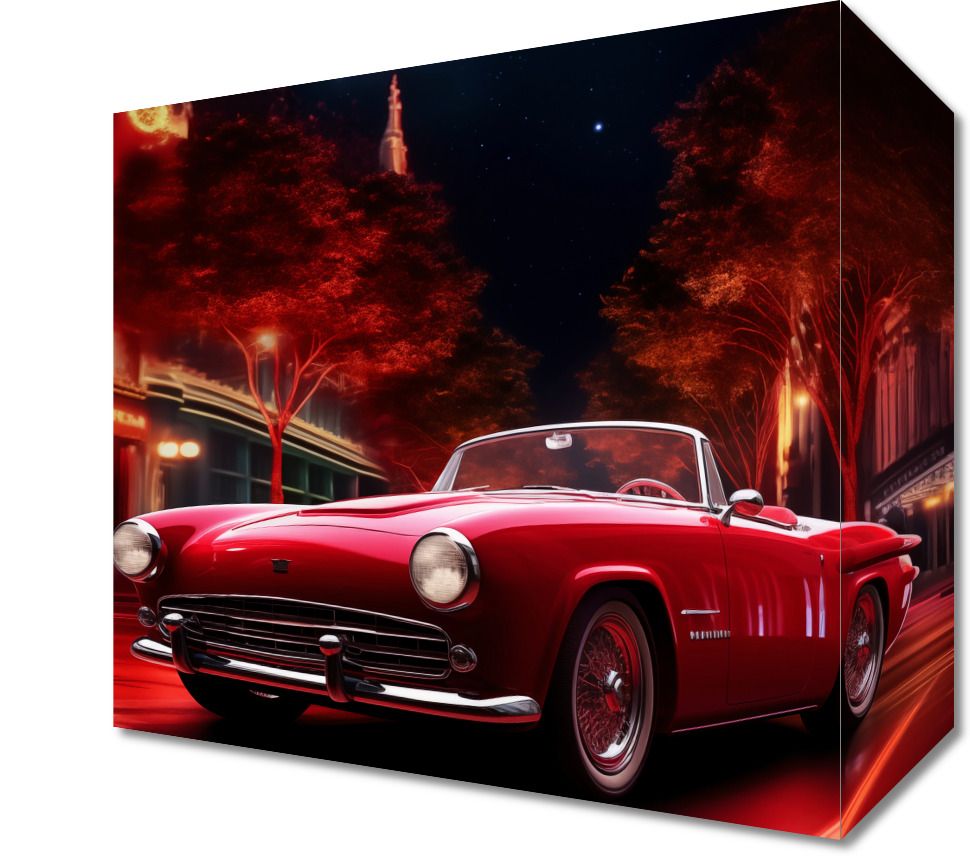 Obraz 20x20cm Motoryzacyjny Wrzask