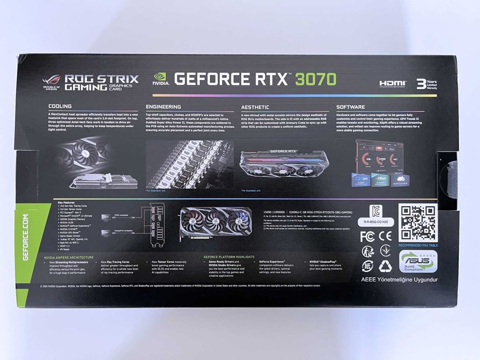 Asus ROG Strix RTX 3070 OC Editon