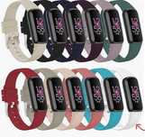 Silikonowy pasek do zegarków Fitbit Luxe biały TopPerfekt