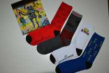 JEAN MICHEL BASQUIAT 4 Pary Skarpety męskie Roz 38-46 Gift Box prezent
