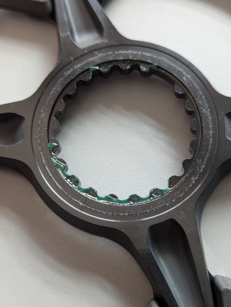 Zębatka rowerowa przednia Shimano XT SM-CRM85 34T ( Demontaż )