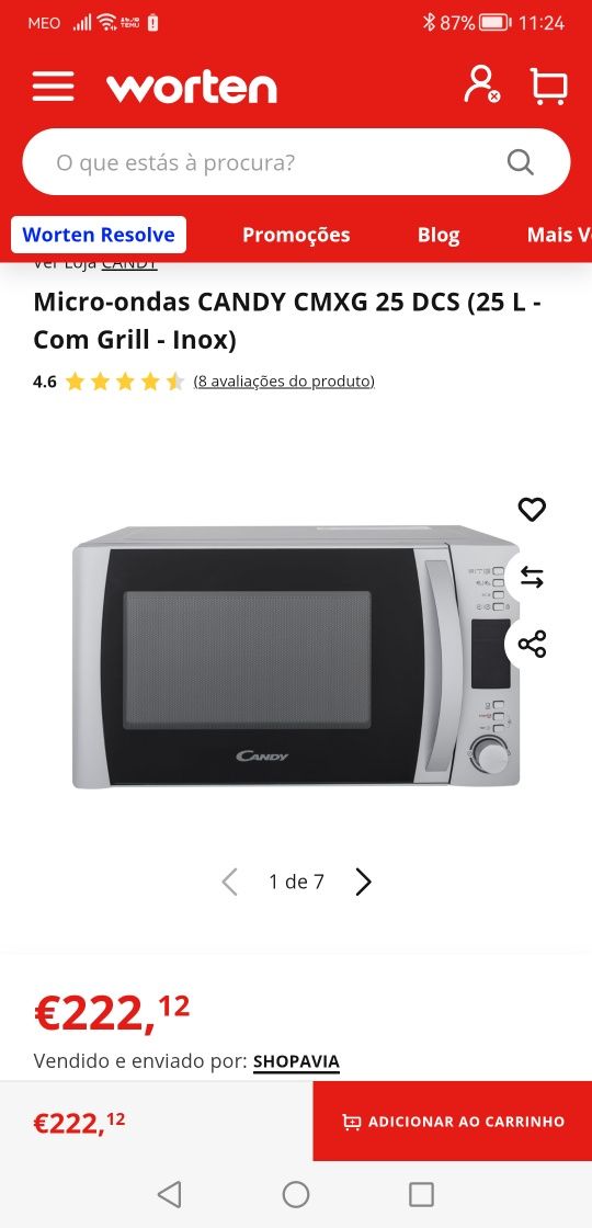 Microondas Candy