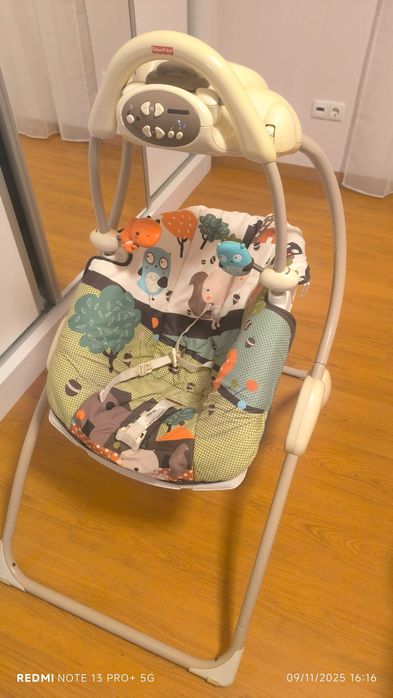 Embalador de bebé com música