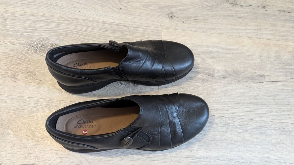 Шкіряні макасіни Clark Structure 39