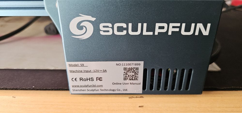 Maquina de gravação laser