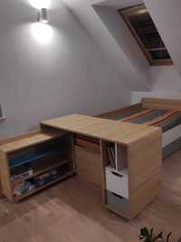 Meble łóżko podwójne,  komoda, biurko Vox  Evolve