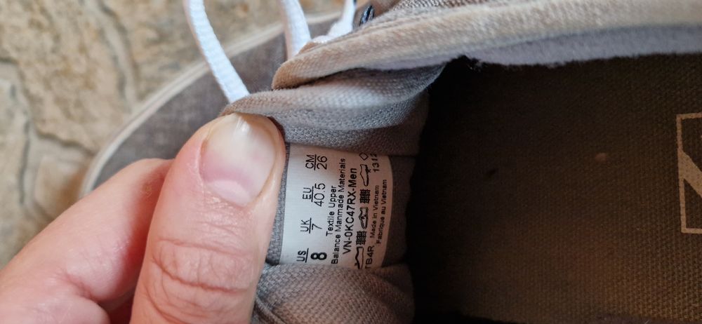 Мужские кеды оригинальные VANS