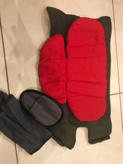 Podusia osłonki na pasy krocze do fotelika samochodowego, wózka nowa