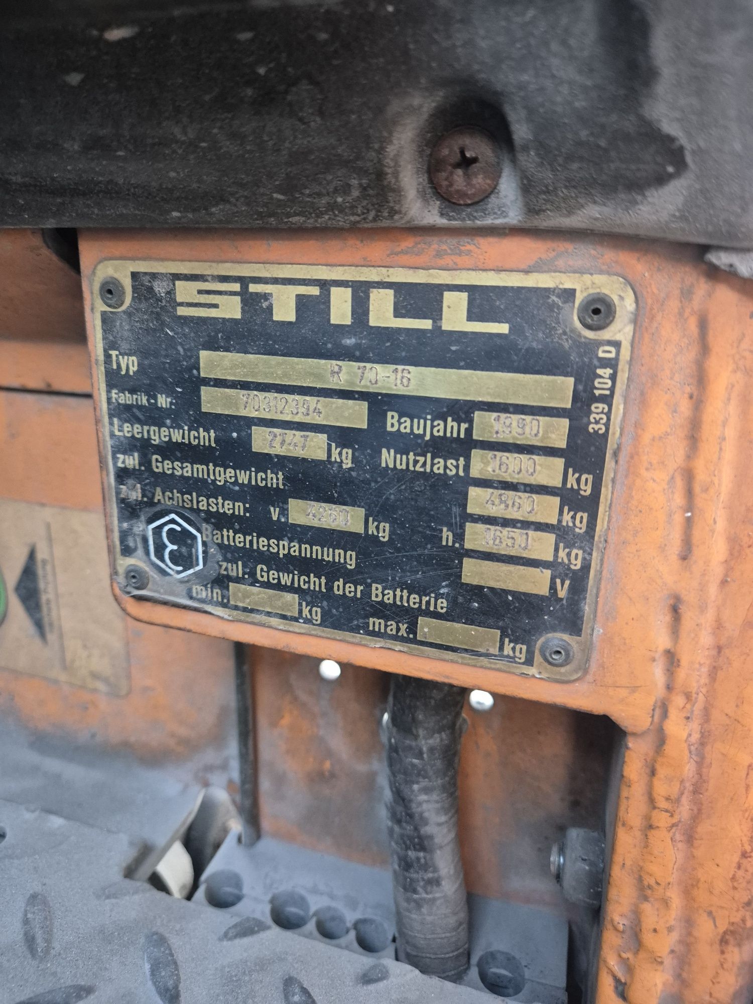 Wózek widłowy widłak Still R70 - 16 diesel