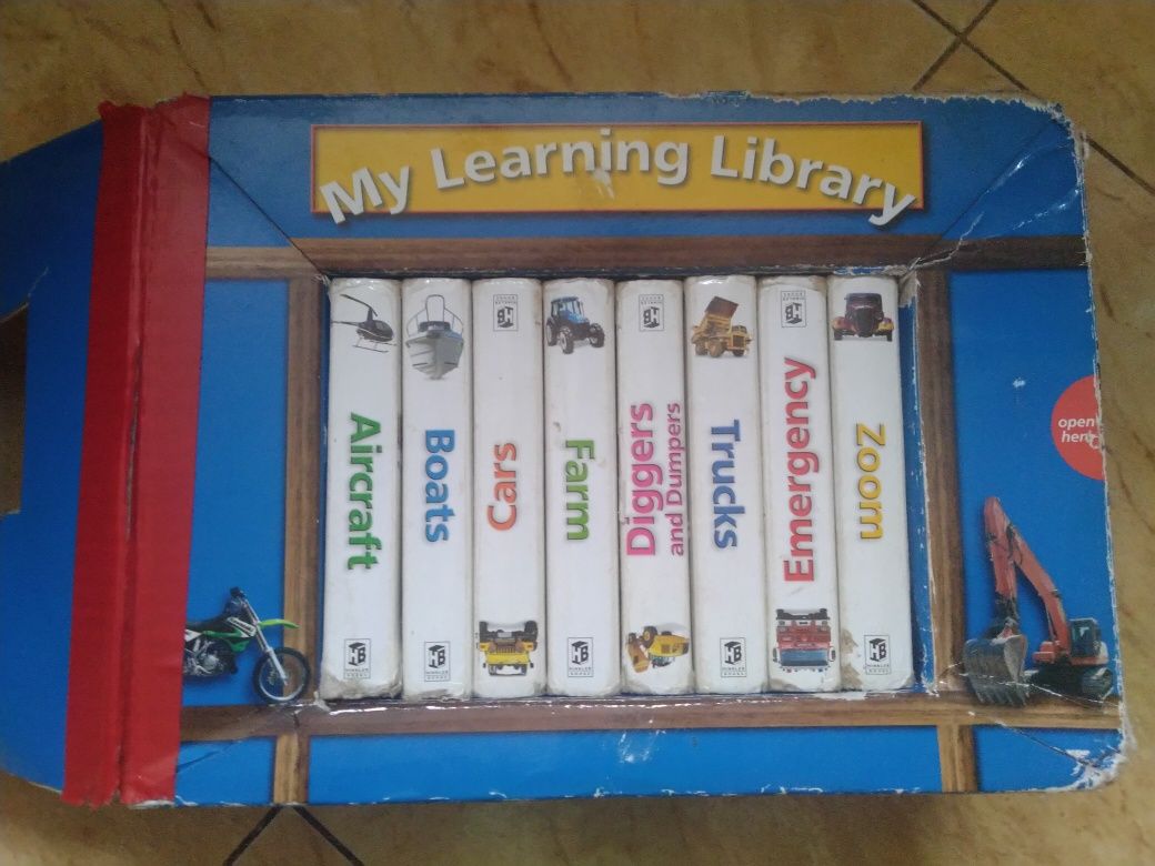 My learning library auta, pojazdy, książeczki dla dzieci książeczka