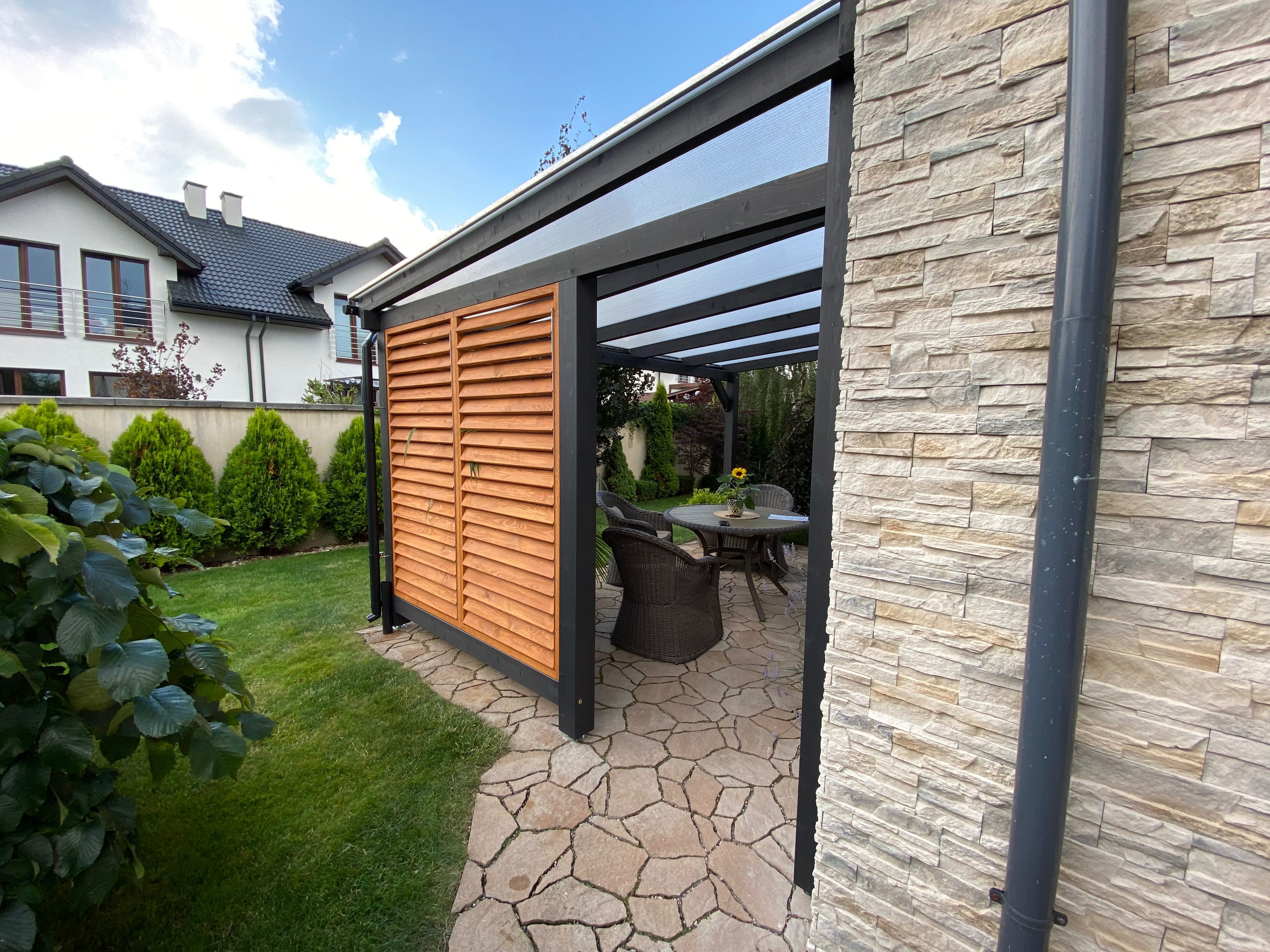 Wiata pergola zadaszenie weranda taras carport konstrukcja drewniana